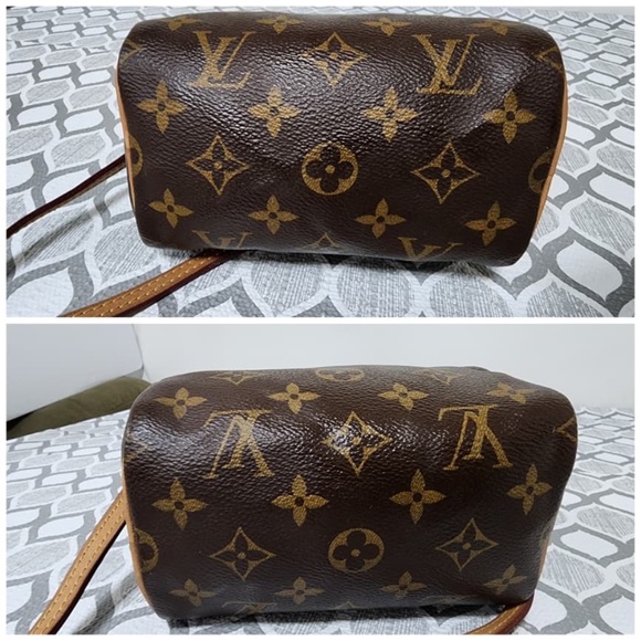 Authentic Louis Vuitton Monogram Nano Speedy Bag - Picture 9 of 14
